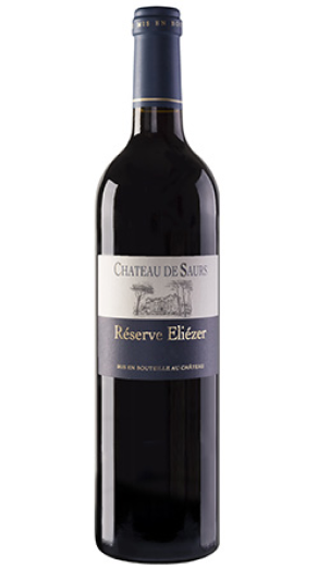 bouteille de vin du chateau de saurs cuvée Eliézer
